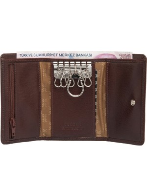 Tergan  Taba Hakiki Deri Unisex Anahtarlık - S1AN00000066-A99