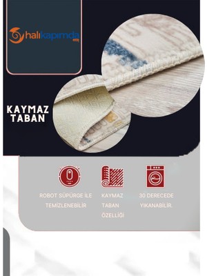 HALI KAPIMDA Christmas Temalı Kaymaz Taban Halı