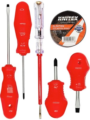 Knitex  Ktx  2680 Çok Amaçlı Tornavida Set 6 Lı 46
