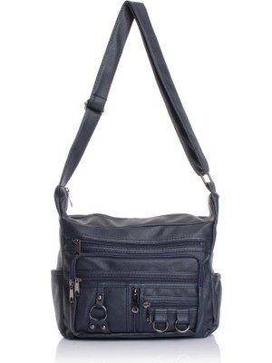 Getcho Özel Seri Spor Çok Cepli Bölmeli Fermuarlı Yıkama Deri Rahat Koven Yıkama Deri Çapraz Askılı Çanta