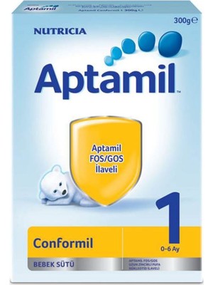 Aptamil 1 Conformil Bebek Maması 300 gr 0-6 Ay FOS/GOS İlaveli Sindirim Destekleyici