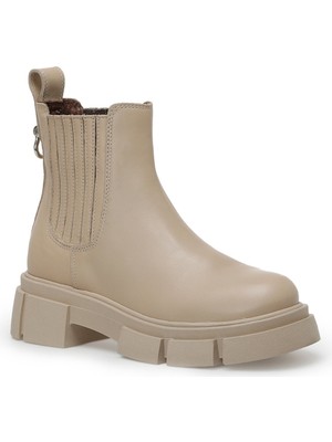Nine West Elenı 2pr Krem Kadın Chelsea Bot