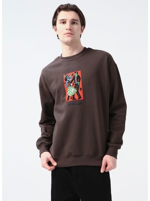 Volcom Sweatshirt, L, Kahve