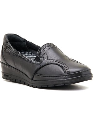 Forelli Mımoza (25109) Anatomik Kadın Ayakkabı - Siyah