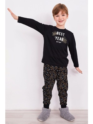 Arnetta 2302 Best Year Energy Erkek Çocuk Uzun Kol Pijama Takım