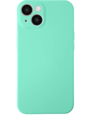 Case World Apple iPhone 14 ile Uyumlu Kapak Içi Kadife Kamera Korumalı Lansman Silikon ile Uyumlu Kılıf - Turkuaz