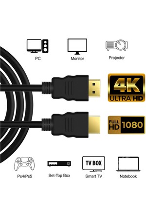 Short HDMI Cable Braided 1.4V High Speed Full HDTV 3D 1080P For TV XBOX SKY  PS4