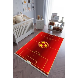 10 Post Onlineçocuk Odası Halısı Kırmızı Sarı Yolluk Kaymaz Yuvarlak Oval Kesme Ince Yıkanabilir Halı