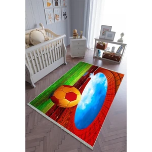 10 Post Onlineçocuk Odası Halısı Yeşil Erkek Yolluk Kaymaz Yuvarlak Oval Kesme Ince Yıkanabilir Halı