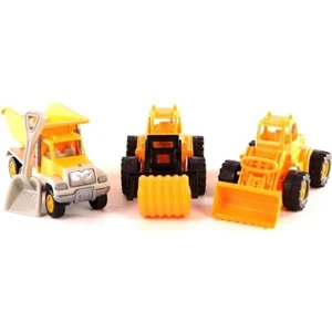 Uçar Kid Uçarkid 160 Oyuncak Kara Yolu Seti Kamyon-Kepçe-Silindir 26 cm