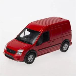 Metal 1:36 Ölçek Çek Bırak Ford Transit Connect Kırmızı 1:36 Ölçek Ford Transit