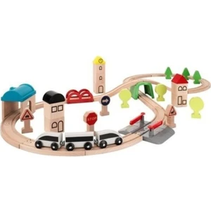 Lillabo Ahşap Oyuncak Tren Seti - 45 Parça