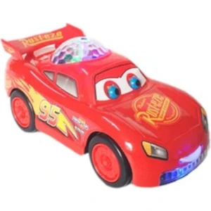 Disney Cars Cars - Şimşek Mcqueen Şimşek Mcqueen Araba Çarp Dön Araba Işıklı Müzikli Şimşek