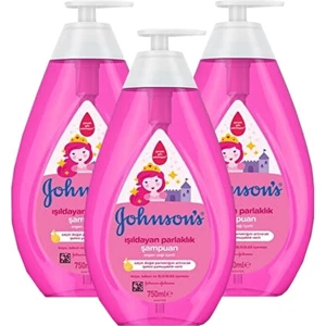 Johnson's Baby Işıldayan Parlaklık Bebek Şampuanı 750 ml x 3 Adet