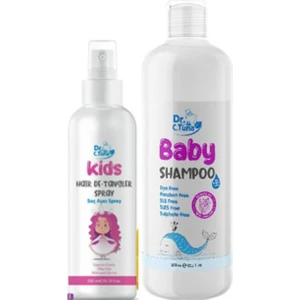 Dr.c.tuna Baby Serisi Bebek Şampuanı 360ML+ Saç Açıcı Sprey(Tarama) 200ML Avantajlı Kampany
