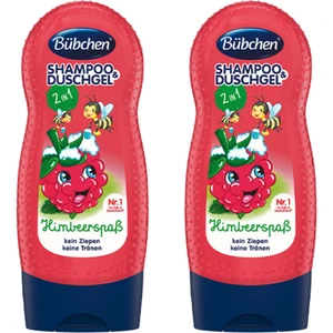 Frambuazlı Çocuk Şampuanı ve Duş Jeli 230 ml x 2 Adet