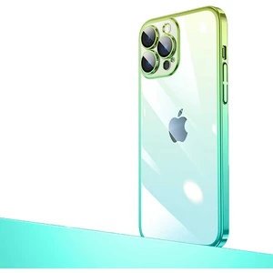 Kny Apple iPhone 12 Pro Max Kılıf Renk Geçişli Parlak Sert Senkron Kapak