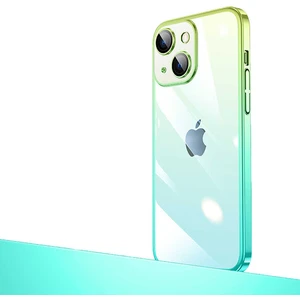 Kny Apple iPhone 14 Kılıf Renk Geçişli Parlak Sert Senkron Kapak