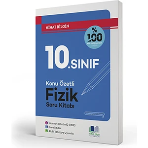 Nihat Bilgin Yayıncılık 10. Sınıf Fizik Konu Özetli Soru Bankası