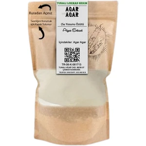 Agar Su Yosunu Özütü (Bitkisel Jelatin 40 gr