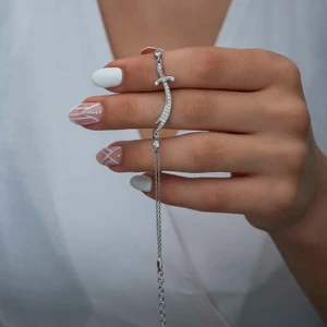 925 Gümüş Gümüş Zülfikar Kılıcı Kadın Bileklik