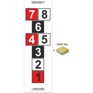 Seksek Oyunu (Yönergeye Uygun -Branda - 100X340CM)