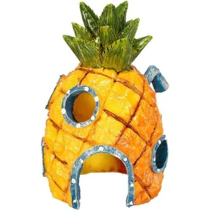 Karikatür Ananas Evi Akvaryum Dekorasyon Balık Tankı Ev Mağara Kaya Süsleme Sucul Dekor Ev Şekil | Süslemeler(Yurt Dışından)