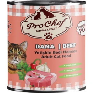 24 Adet Premium Plus Yetişkin Kedi Maması | 415 gr Dana Etli Konserve Yaş Mama