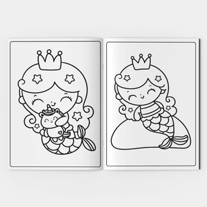 Ilk Boyama Kitabım - Deniz Kızı