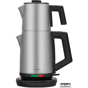 Hoşsefa Inox 2200 Watt Paslanmaz Damlatmayan Çelik Çay Makinesi ve Su Isıtıcısı