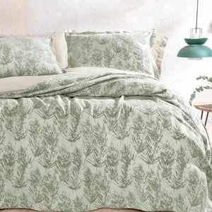Bedding Ella Çift Kişilik Yatak Örtüsü Seti - Yeşil