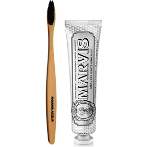 Pharma Acqua Bambu Diş Fırçası + Marvis Smokers Whitening Mint 85 ml