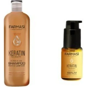 Keratin Onarıcı Şampuan 360 ml ve Keratin Onarıcı Besleyici Serum 30 ml