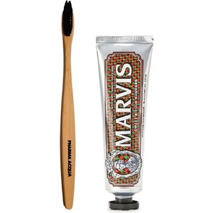 Pharma Acqua Bambu Diş Fırçası + Diş Macunu Sweet And Sour Rhubarb - Ravent 75 Ml.