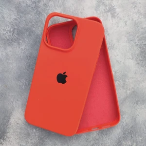 More Gsm iPhone 14 Pro Max (6.7) Uyumlu Lansman Içi Süet Silikon Kılıf