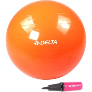 65 cm Turuncu Deluxe Pilates Topu Ve Çift Yönlü Pompa Seti