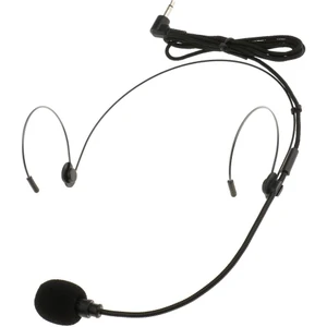 Teleskopik ve Katlanabilir Kafaya Monte Kulaklık Mikrofonu 3.5 mm Dik Açı (Yurt Dışından)