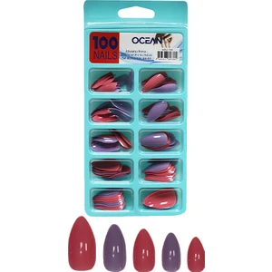 Takma Tırnak 100'LÜ Kutulu Badem Protez Tırnak - 139