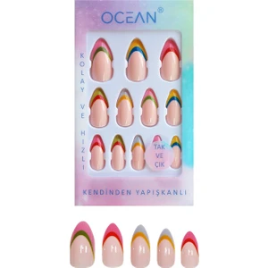 Takma Tırnak Tak ve Çık Kendinden Yapışkanlı - 871