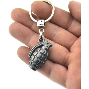 Anahtarlık Sepeti El Bombası Grenade Anahtarlık - Mat Siyah