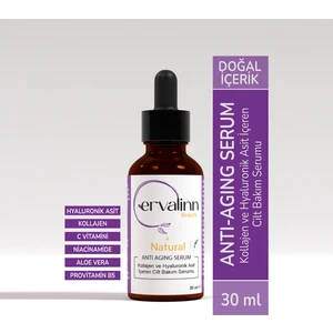 Anti-Aging Kollajen Hyaluronik Asit C Vitamin Serum 30 ml+DUDAK BALSAMI HEDİYE
