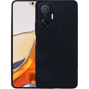 Case 4U Xiaomi Mi 11T 5G Kılıf Klasik Mat Renkli Yumuşak Premier Silikon Siyah
