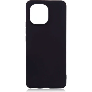 Case 4U Xiaomi Mi 11 Kılıf Klasik Mat Renkli Yumuşak Premier Silikon Siyah