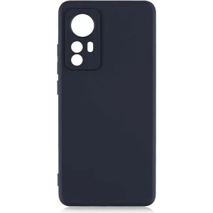 Case 4U Xiaomi Mi 12 Kılıf Klasik Mat Renkli Yumuşak Premier Silikon Siyah