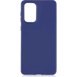 Case 4U Samsung Galaxy A73 Uyumlu Kılıf Klasik Mat Renkli Yumuşak Premier Silikon Lacivert