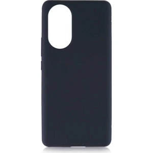 Case 4U Huawei Nova 9 Kılıf Klasik Mat Renkli Yumuşak Premier Silikon Siyah