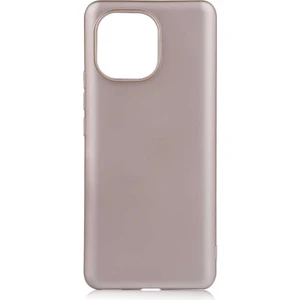 Case 4U Xiaomi Mi 11 Kılıf Klasik Mat Renkli Yumuşak Premier Silikon Altın