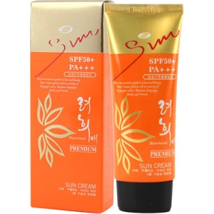 Premium Sun Adenozin Içeren Yapışkan His Bırakmayan Leke Karşıtı SPF50+PA+++ Uva&uvb Güneş Kremi