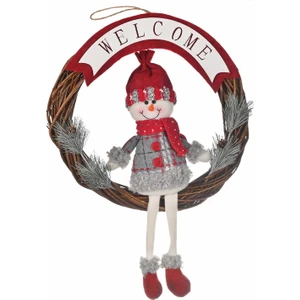 Karaca Home New Year Yeni Yıl Snowman Kapı Süsü 45 cm