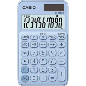 SL-310UC-LB Cep Tipi 10 Hane Açık Mavi Hesap Makinesi